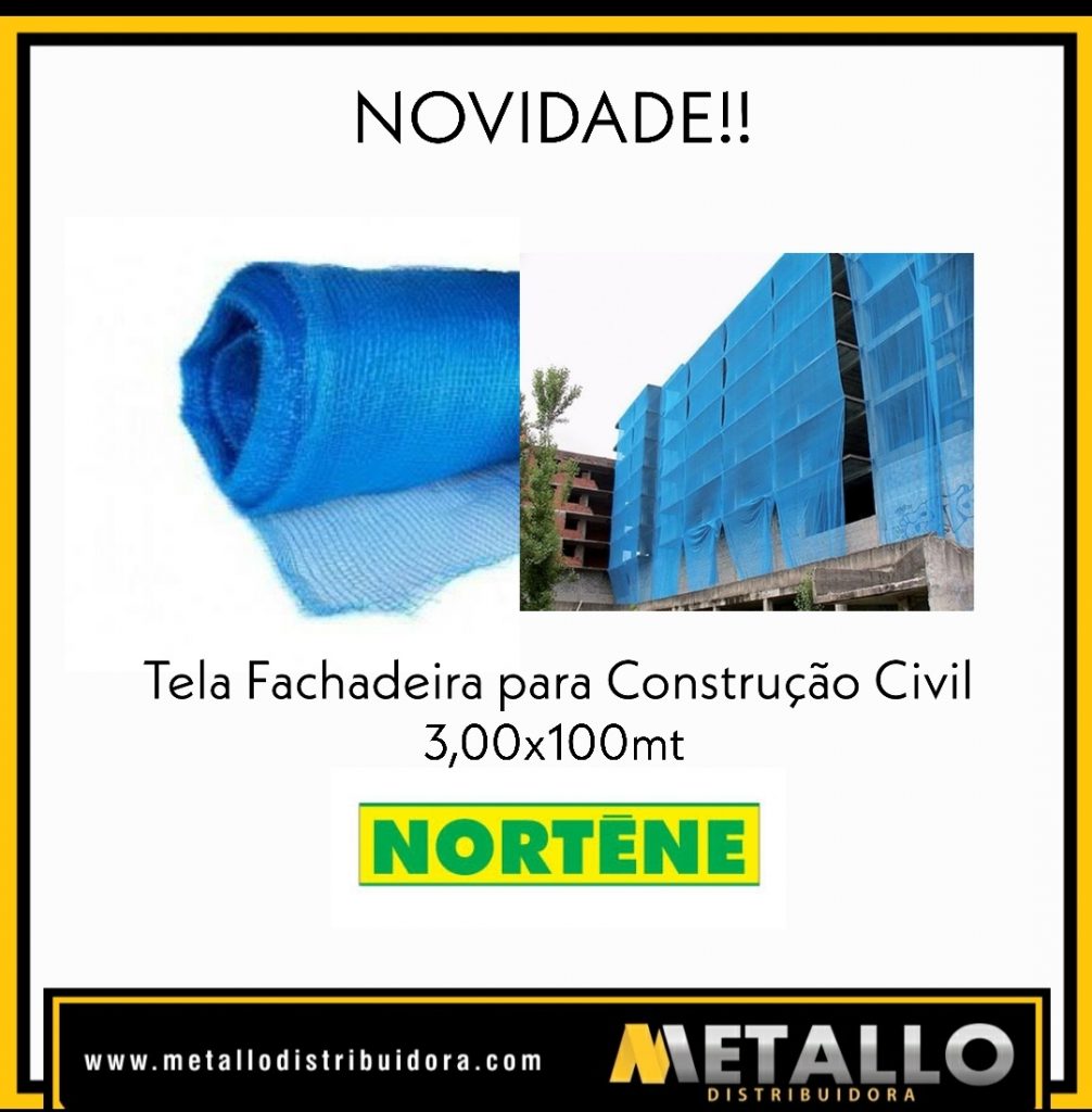 Tela Fachadeira para Construção Civil