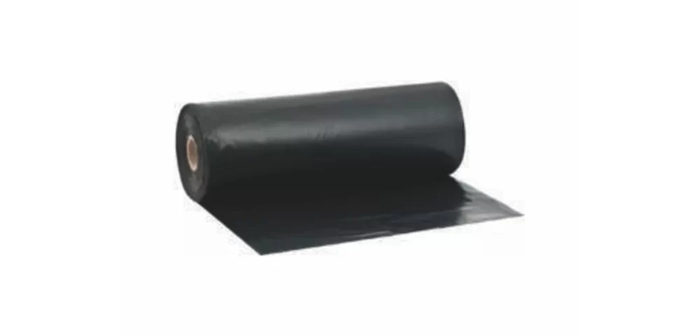 lona plástica preta