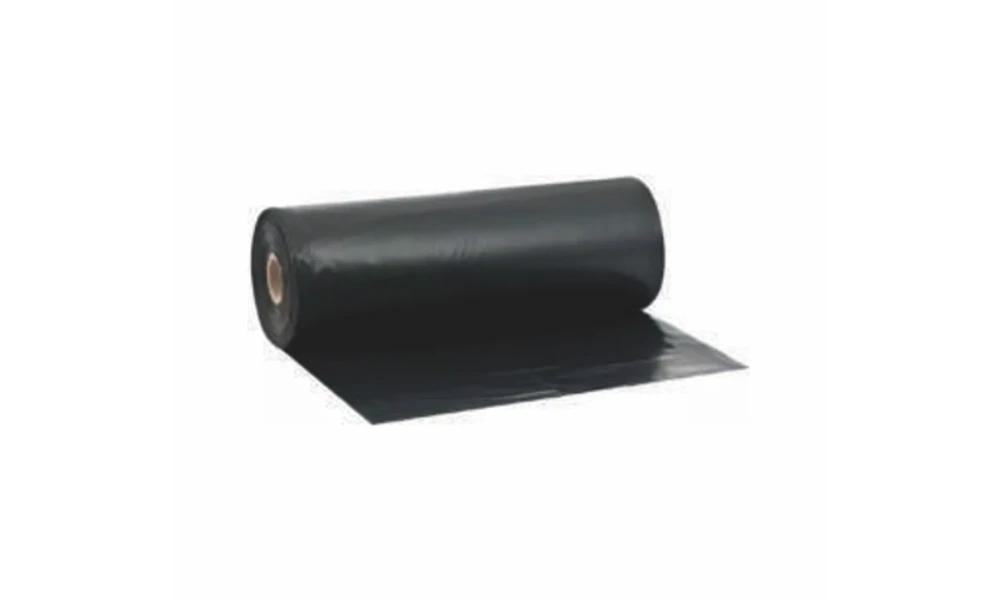 lona plástica preta